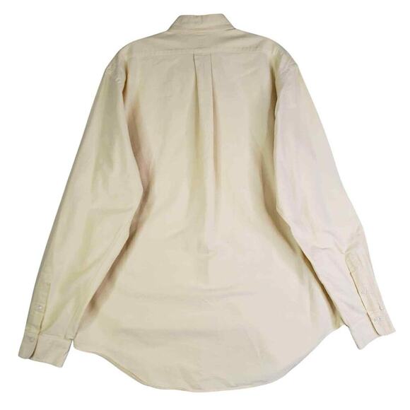 Polo Ralph Lauren Shirt Oxford Button Down LS Mens Size 16.5 XL Solid Yellow - Picture 3 of 8